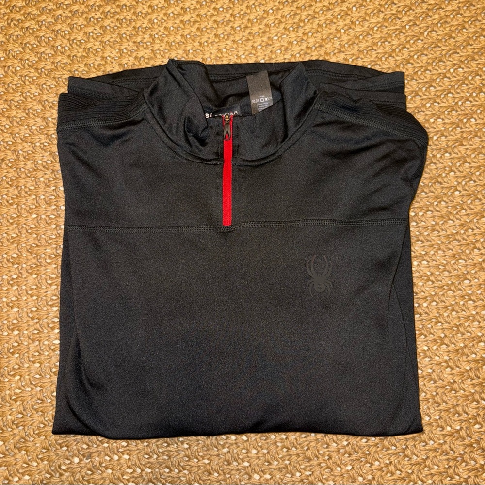 Spyder Active Men’s Black Long Sleeve Shirt - Size Large